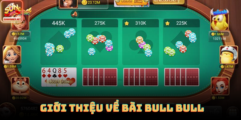 Bàn chia 5 lá Bull Bull trên Sunwin với hiệu ứng rõ nét