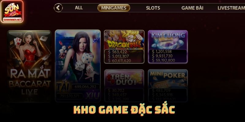 Kho game khủng thu hút nhiều thành viên Kho game khủng thu hút nhiều thành viên